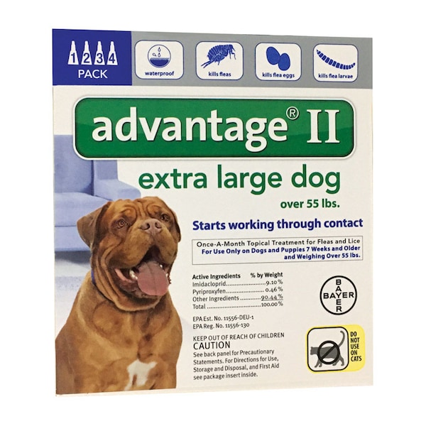Elanco Advantage II Liquid Dog Flea Drops 0.54 oz